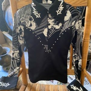 2X-Small rodeo queen/ horsemanship shirt